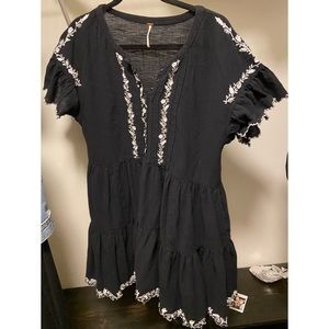 Free people babydoll boho dress